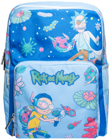 rugzak Rick &amp; Morty junior 21 liter polyester blauw