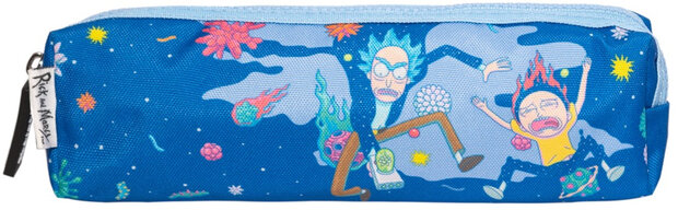 etui Rick &amp; Morty junior 21 x 6 cm polyester blauw