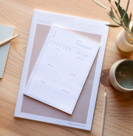 familieplanner Miss Haiku A5 papier wit 54 vellen