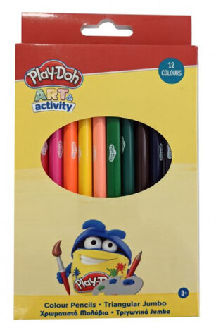 kleurpotloden Art &amp; Activity jumbo hout 12 stuks