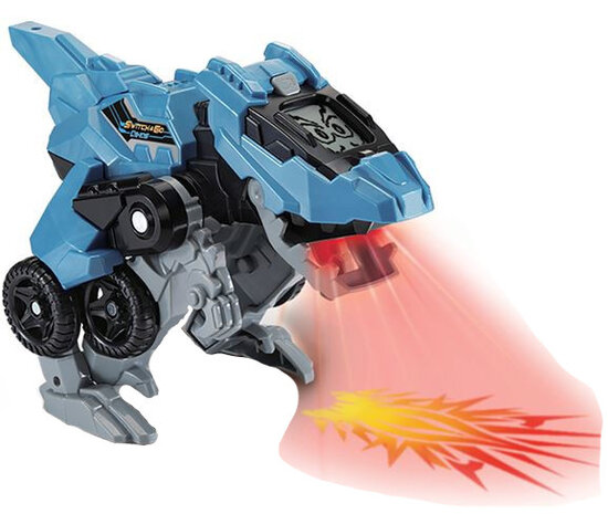 transformer Rover Velociraptor junior 20,7 cm blauw
