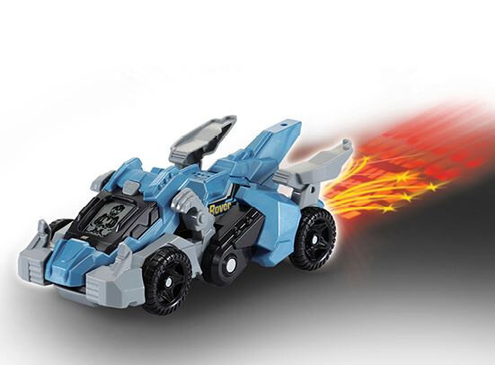 transformer Rover Velociraptor junior 20,7 cm blauw