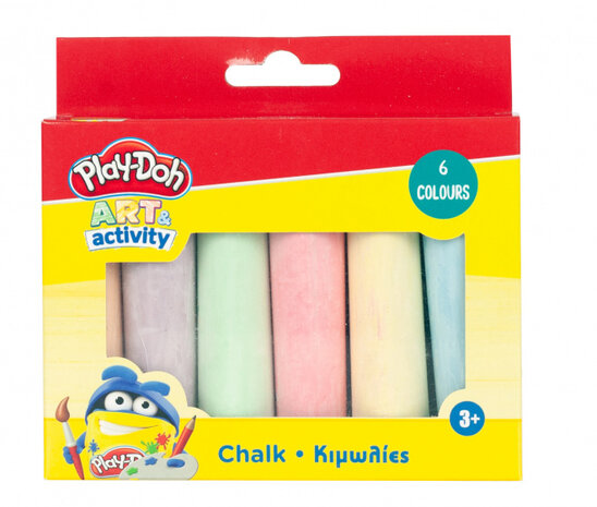 stoepkrijten Art &amp; Activity jumbo junior 6 stuks