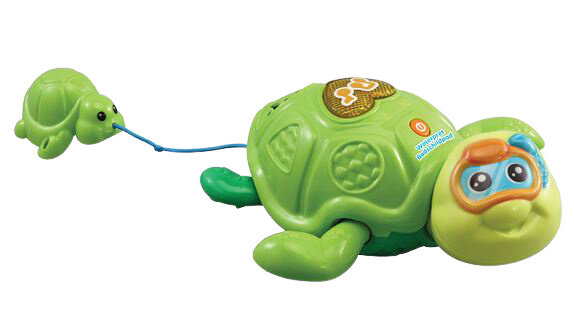 badspeelgoed schildpad junior 25 cm groen 2-delig (NL)