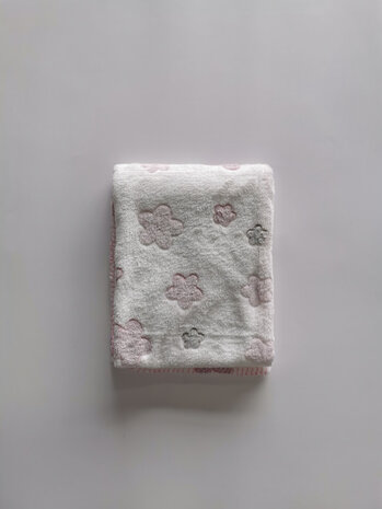 babydeken Rainbow 75 x 100 cm junior fleece/flanel roze