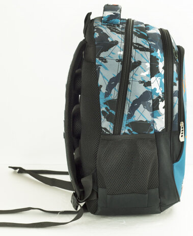 rugzak junior 24,5 liter 32 x 45 cm polyester blauw