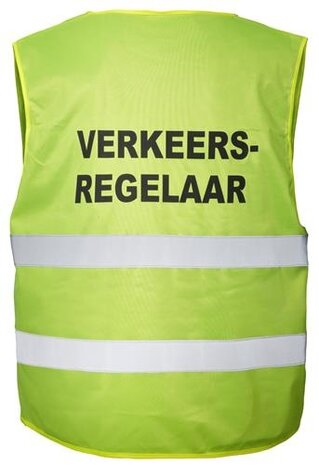 Veiligheidsvest Verkeer Unisex Geel Maat L