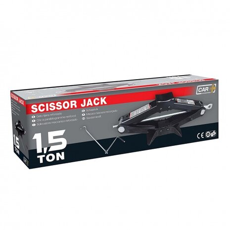 schaarkrik 1,5 ton staal rood