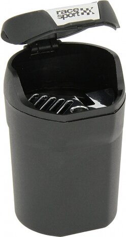 asbak Mega magnetisch 10 cm zwart