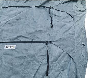 camperhoes 540 x 205 x 250 cm polyester grijs