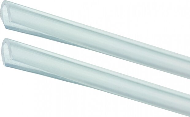 deurbeschermstrips PVC transparant 65 cm 2 stuks