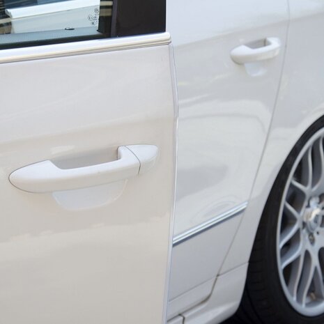 deurbeschermstrips PVC transparant 65 cm 2 stuks