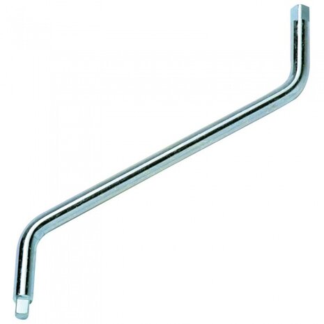 cartersleutel 26 cm 8-10 mm staal zilver