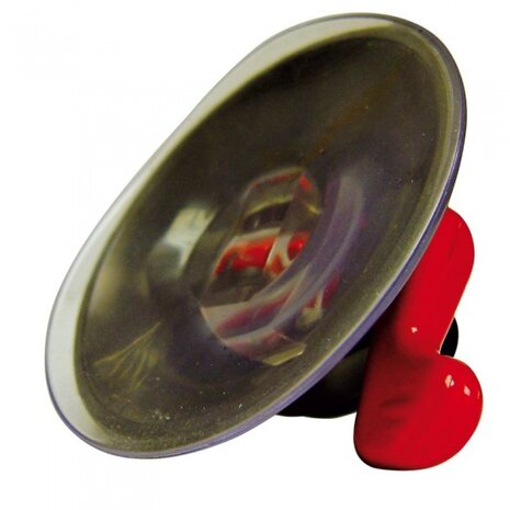 2-in-1 kinderobservatiespiegel 12 x 7 cm zwart