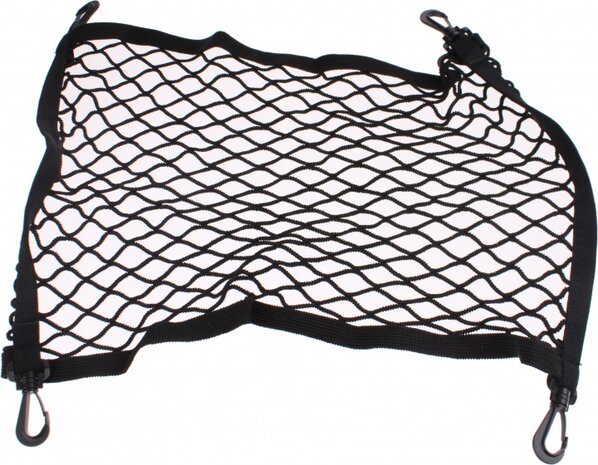 kofferbaknet elastisch maat S 65 x 35 cm zwart