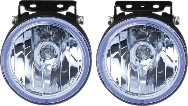 verstralers set Compact 105 mm H3 12 V 55 W zwart 2 st