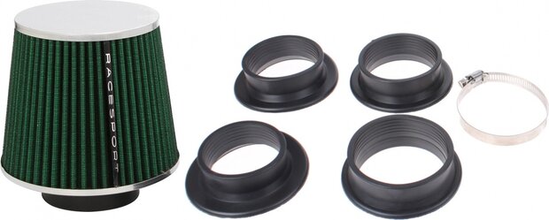 luchtfilter 135 x 155 mm 60/65/70/77 mm groen