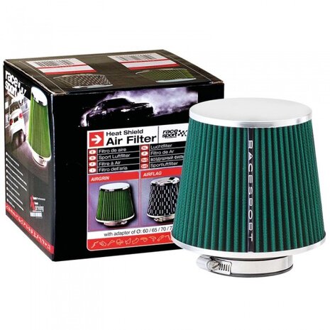 luchtfilter 135 x 155 mm 60/65/70/77 mm groen