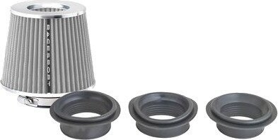 luchtfilter 135 x 155 mm 60/65/70/77 mm zilvergrijs