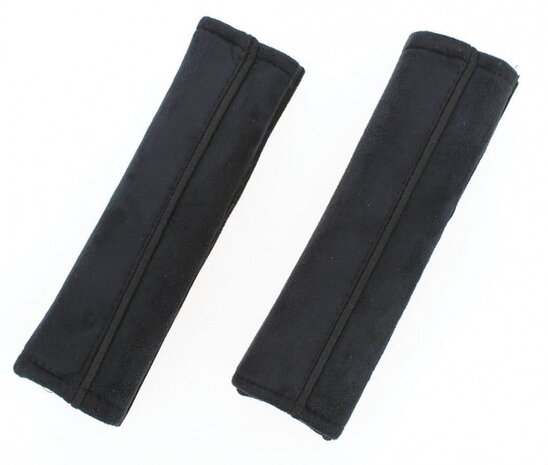 gordelhoezen 24 x 6,5 cm vilt zwart 2 stuks