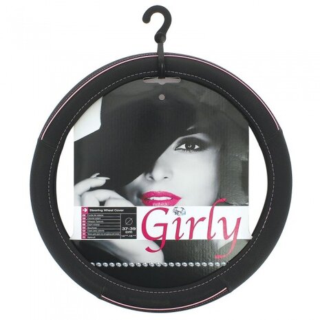 stuurhoes Girly universeel PVC zwart 37-39 cm