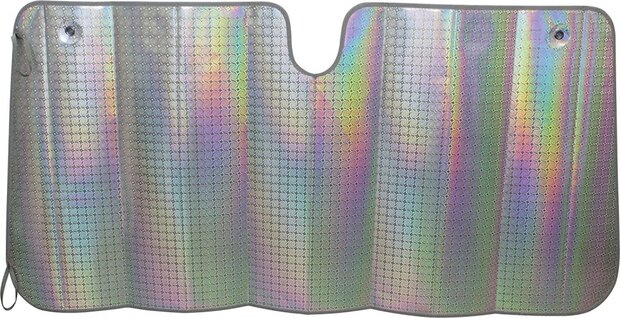 zonnescherm voorruit Laser 145 x 60 cm zilver