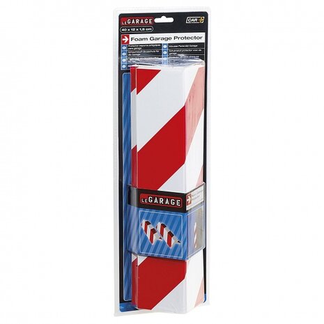 stootranden Garage 40 x 12 cm foam rood/wit 2 stuks