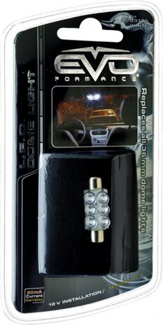 autolamp C5W led 36 mm 12 Volt 1 Watt wit per stuk