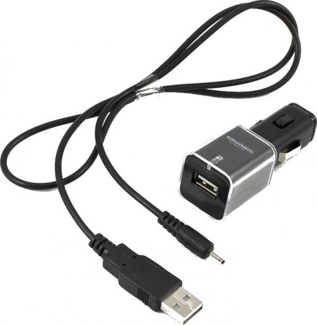 autolader USB voor Nokia 12/24 Volt 1 Amp&egrave;re zwart