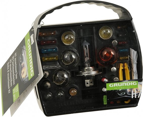 reservelampenset auto H4 12 Volt 32-delig