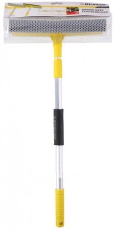 raamtrekker met telescopische steel 43 - 68 cm geel