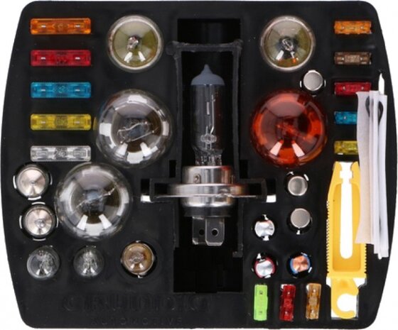 reservelampenset auto H7 12 Volt 32-delig