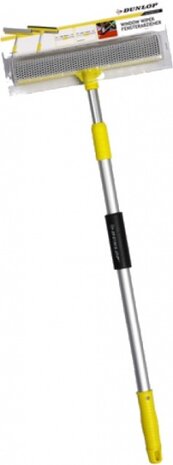 raamtrekker met telescopische steel 70 - 110 cm geel