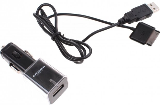autolader Samsung tablet-USB 12/24 Volt 1 Amp&egrave;re zwart