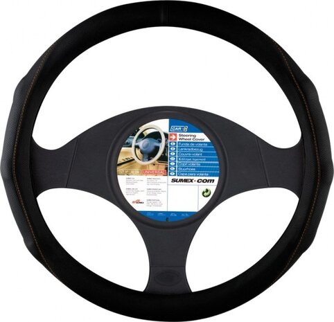 stuurhoes universeel PVC zwart 37-39cm