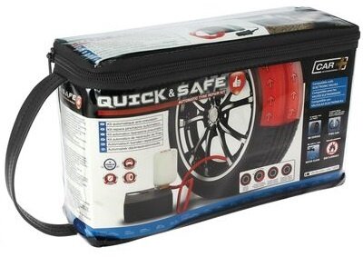 bandenreparatieset Quick &amp; Safe 12 Volt kunststof zwart