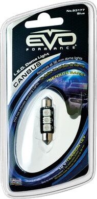 autolamp C5W SMD led 36 mm 12 V 2,5 W blauw per stuk