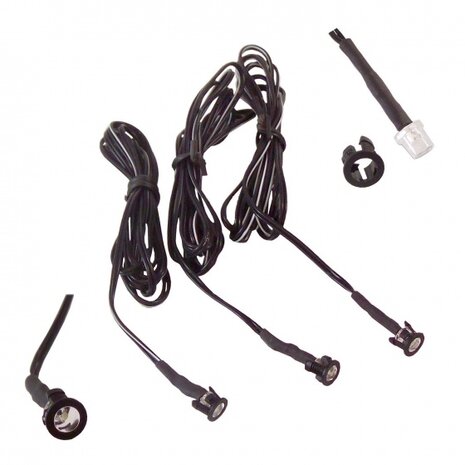 micro led-lampjes knipperend 12 V 0,6 W wit 3 st