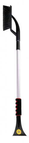 ijskrabber met borstel Husky Soft Grip 94 cm zwart