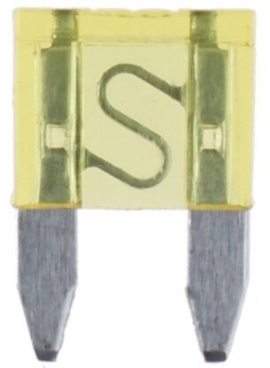 autozekeringen mini 20A geel 250 stuks