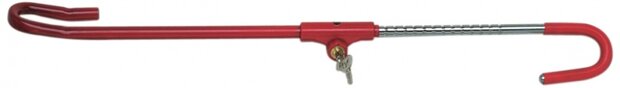 anti-diefstalslot Hercules staal rood 60-120 cm