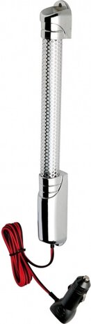 neonlamp met aluminium grill 12 Volt 25 cm blauw licht