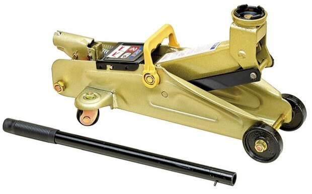 garagekrik 2 ton staal goud/zwart