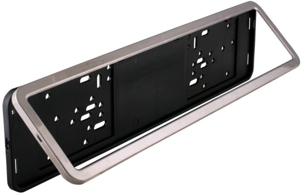 kentekenplaathouder 535 x 142 mm RVS chroom