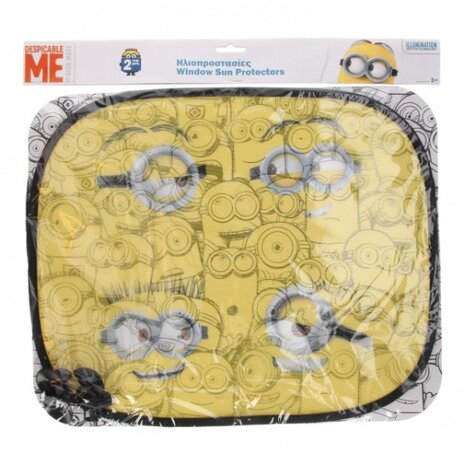 zonneschermen Minions 44 x 36 cm 2 stuks geel