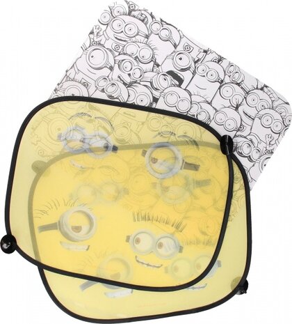 zonneschermen Minions 44 x 36 cm 2 stuks geel
