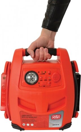 jumpstarter 900A met led-lamp oranje