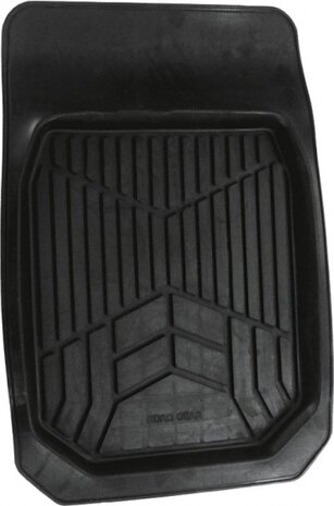 automat rubber 74 x 50 cm zwart