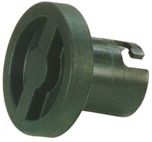 verzonken stofkap LPG 55 mm zwart
