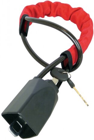 stuurslot belt-lock 50 cm staal rood
